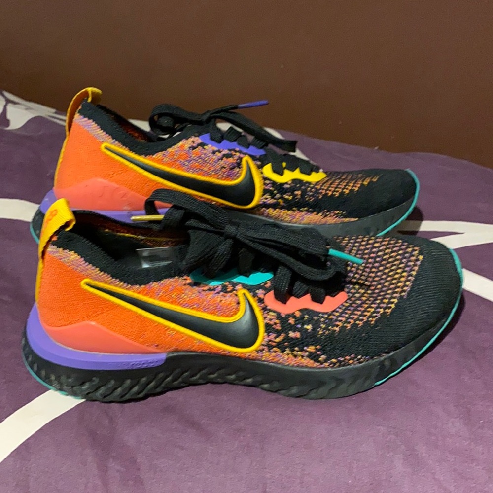 Nine running shoes